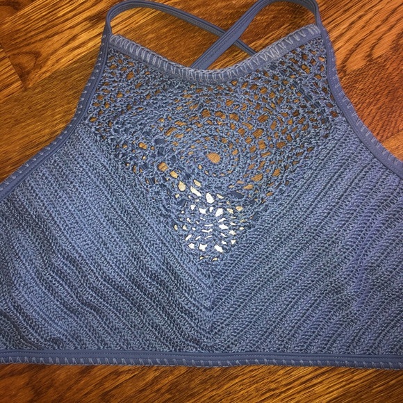 3/$20 target Crochet halter swim top - Picture 2 of 5